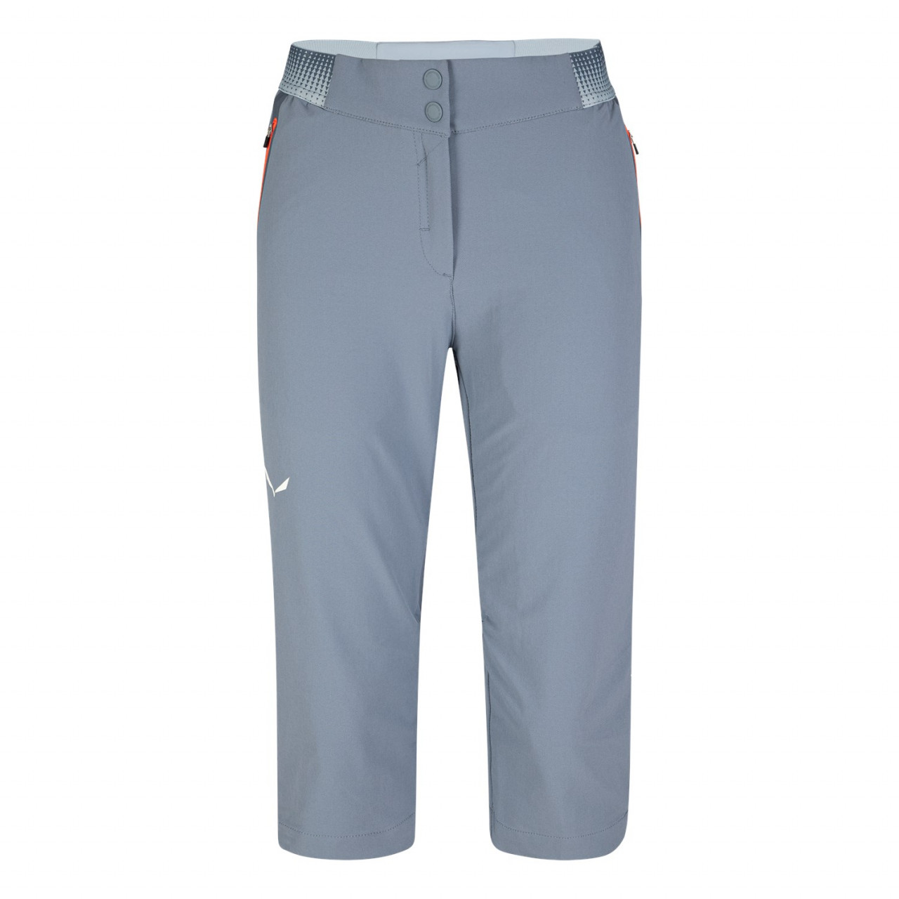 Pantalones Softshell Mujer Chile - Salewa Pedroc 2 Durastretch Bermuda - Gris - WOMN-09176